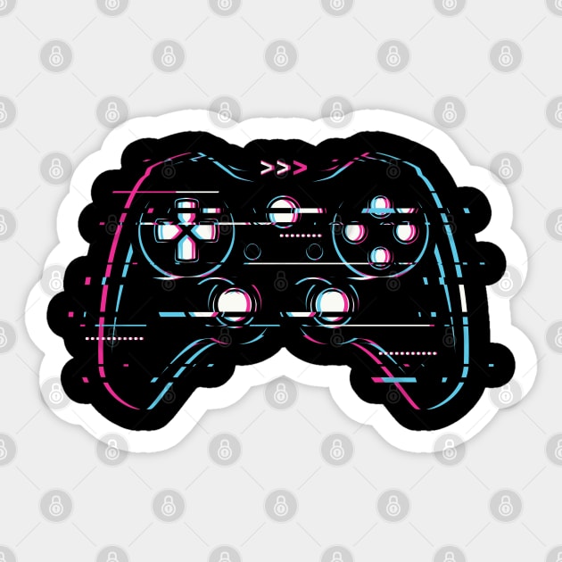 Console Gamer Vector Art Sticker by Ken Asahvey